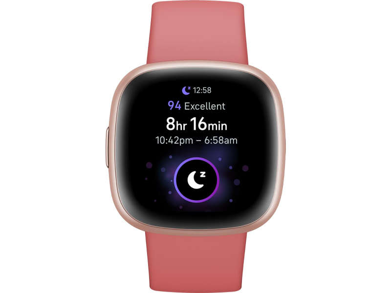 Google Fitbit Versa 4 różowo miedziana